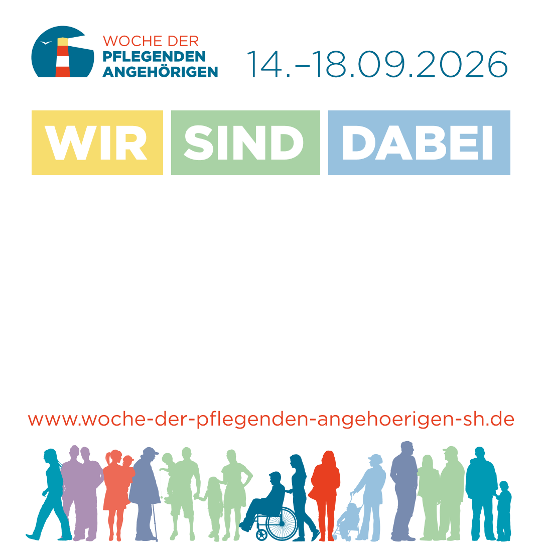 Woche der pflegenden Angehörigen, 14. bis 18. September 2026 – Wir sind dabei